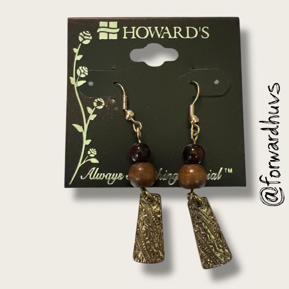 Bundle Sale 3 for $15 | Howard’s Brass Tone Dangle Earrings